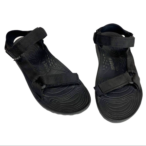 TEVA Men’s Black Adjustable Strap Sandals main image 4